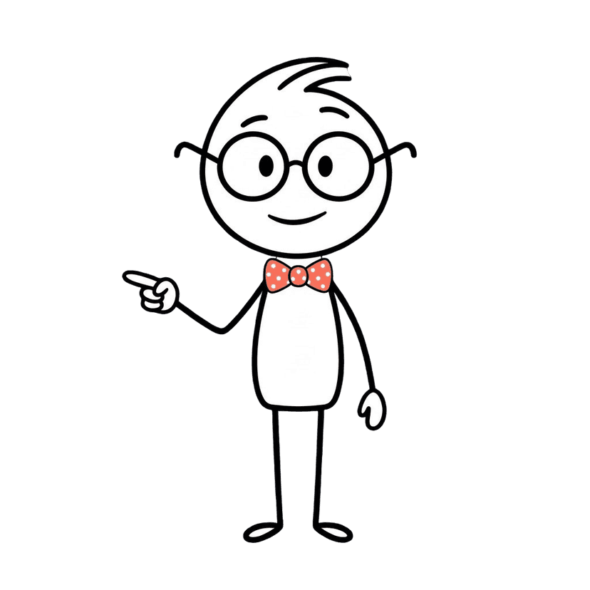 Kevin pointing left