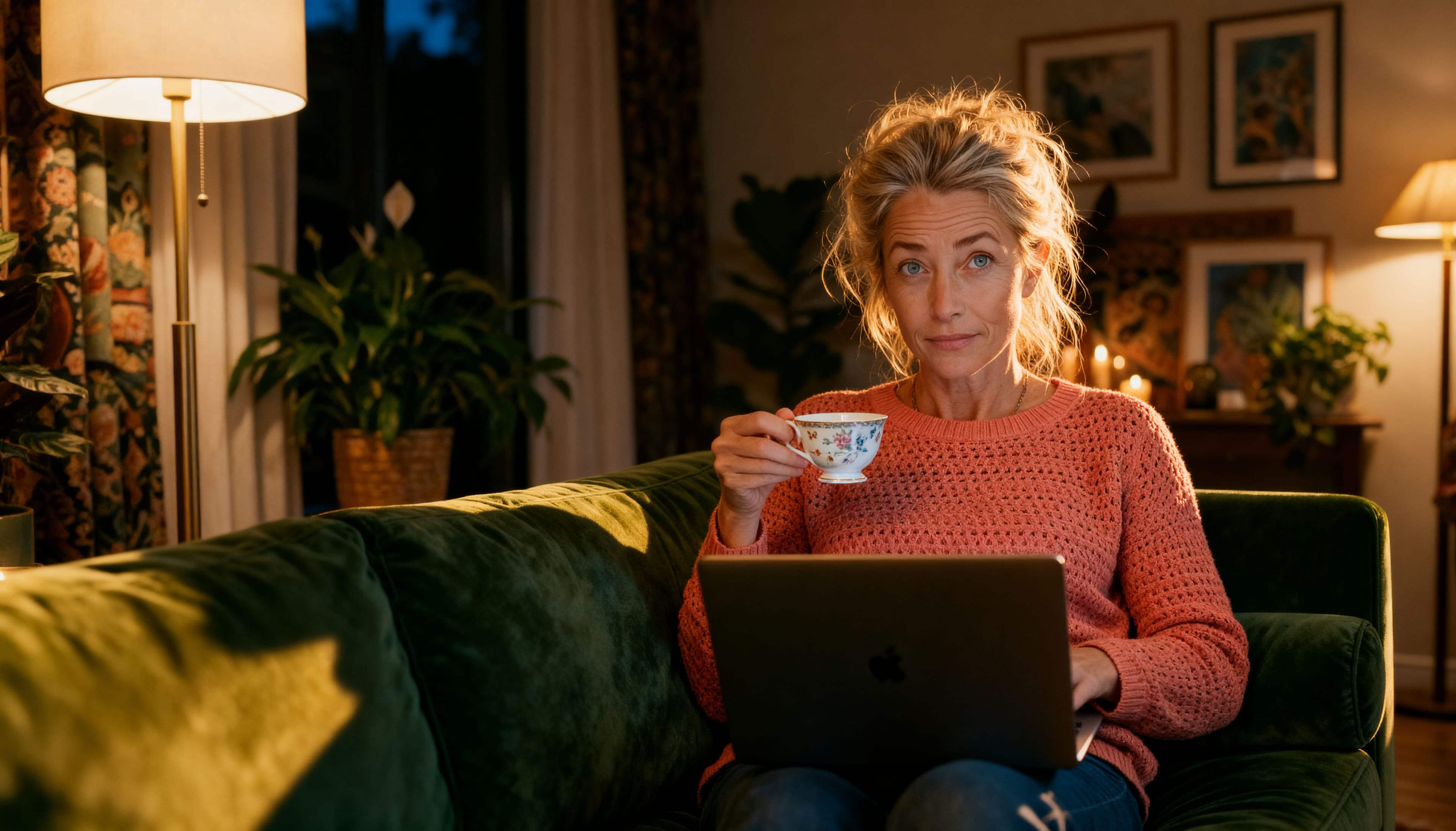 The Skeptic with a measured, questioning expression, not angry, not panicked, but clearly not yet convinced. The look of someone thinking through a problem.