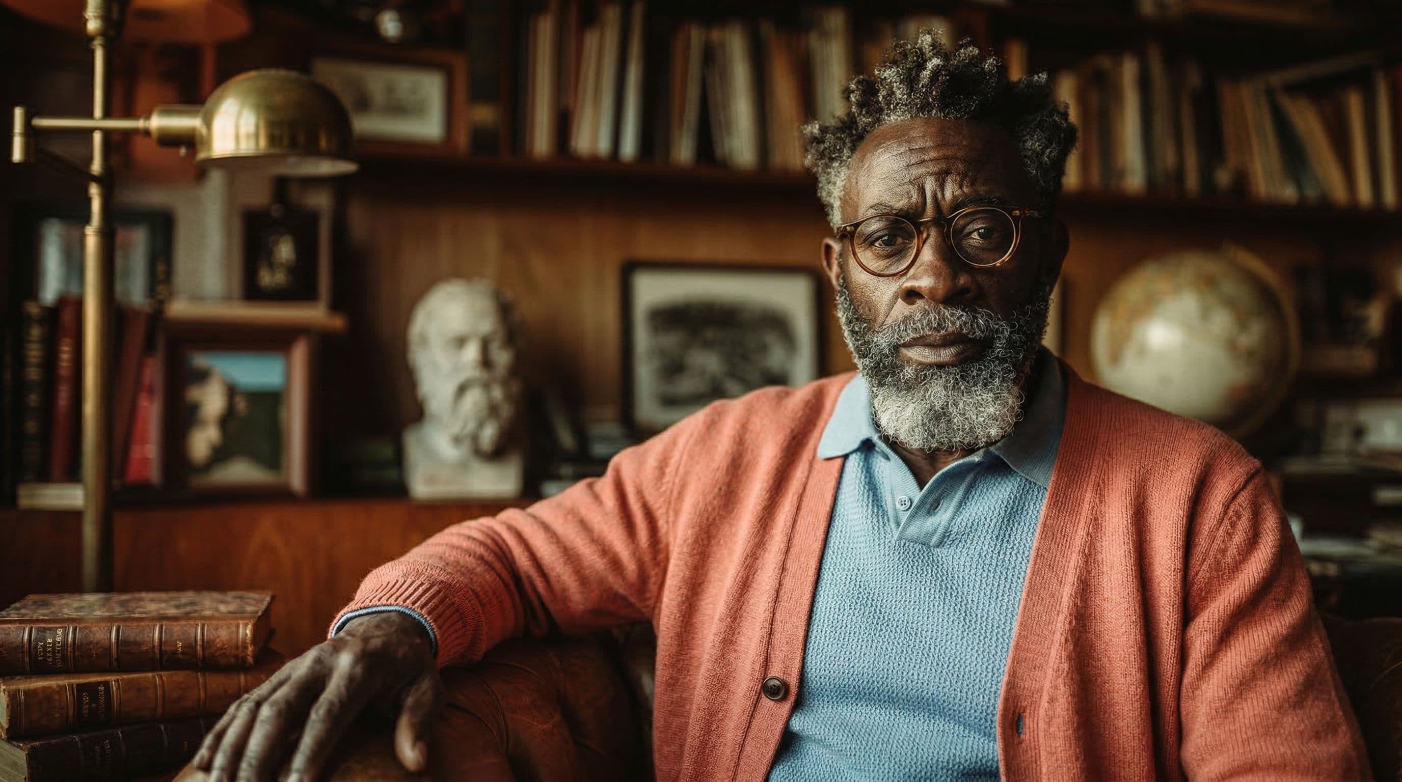 The Tinkerer with a thoughtful, curious expression. The look of someone who finds the question genuinely interesting and is working through it carefully.